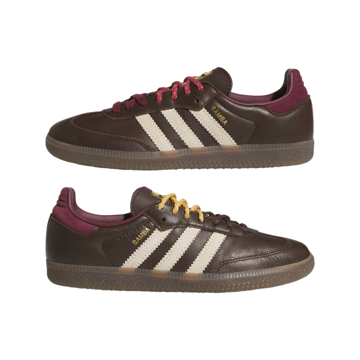 adidas Samba OG Brown Warm Vanilla Maroon (Women's)