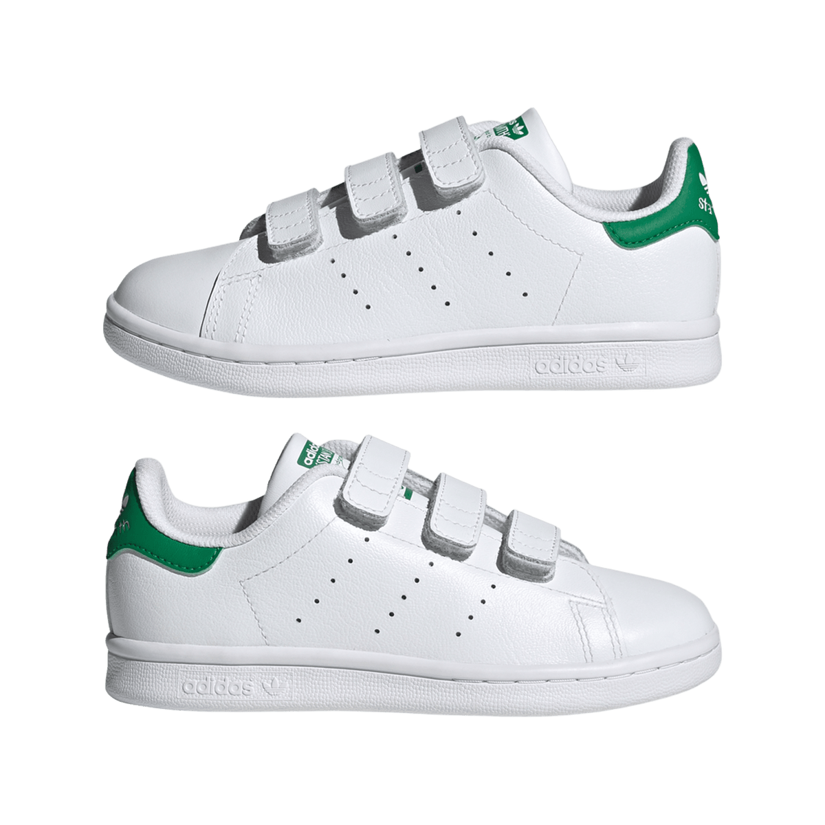 adidas Stan Smith Comfort Closure Cloud White Green (PS)