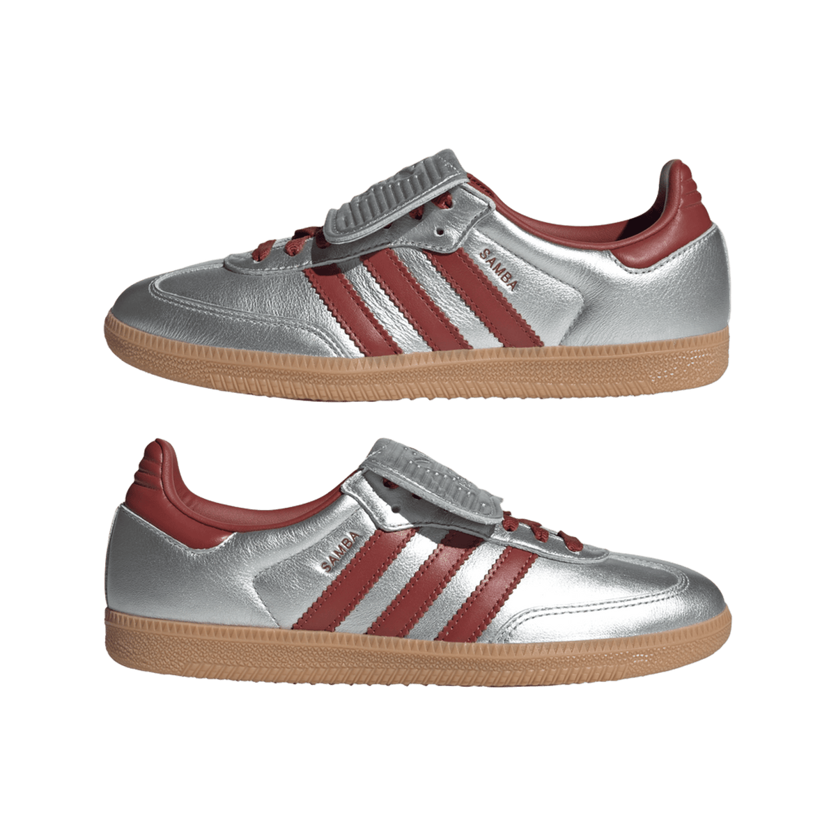 adidas Samba LT Silver Metallic Ruby Gum (Women's)