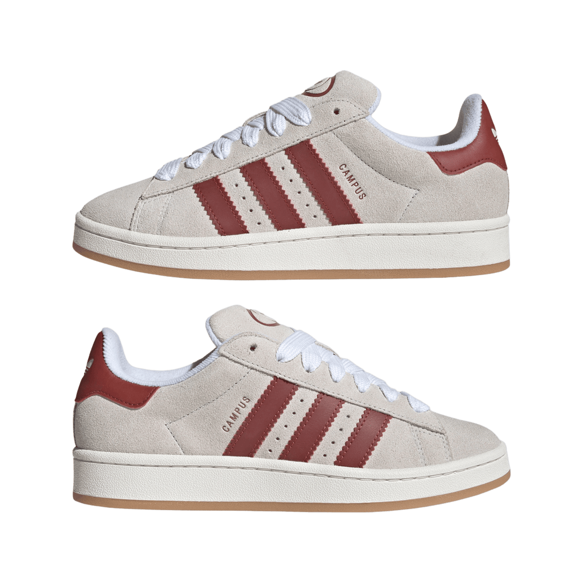 adidas Campus 00s Crystal White Preloved Ruby (Women's)