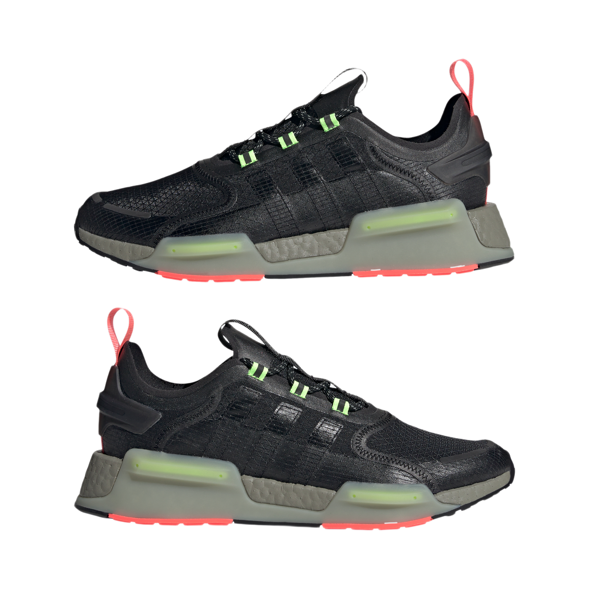 adidas NMD V3 Black Signal Green Solar Red