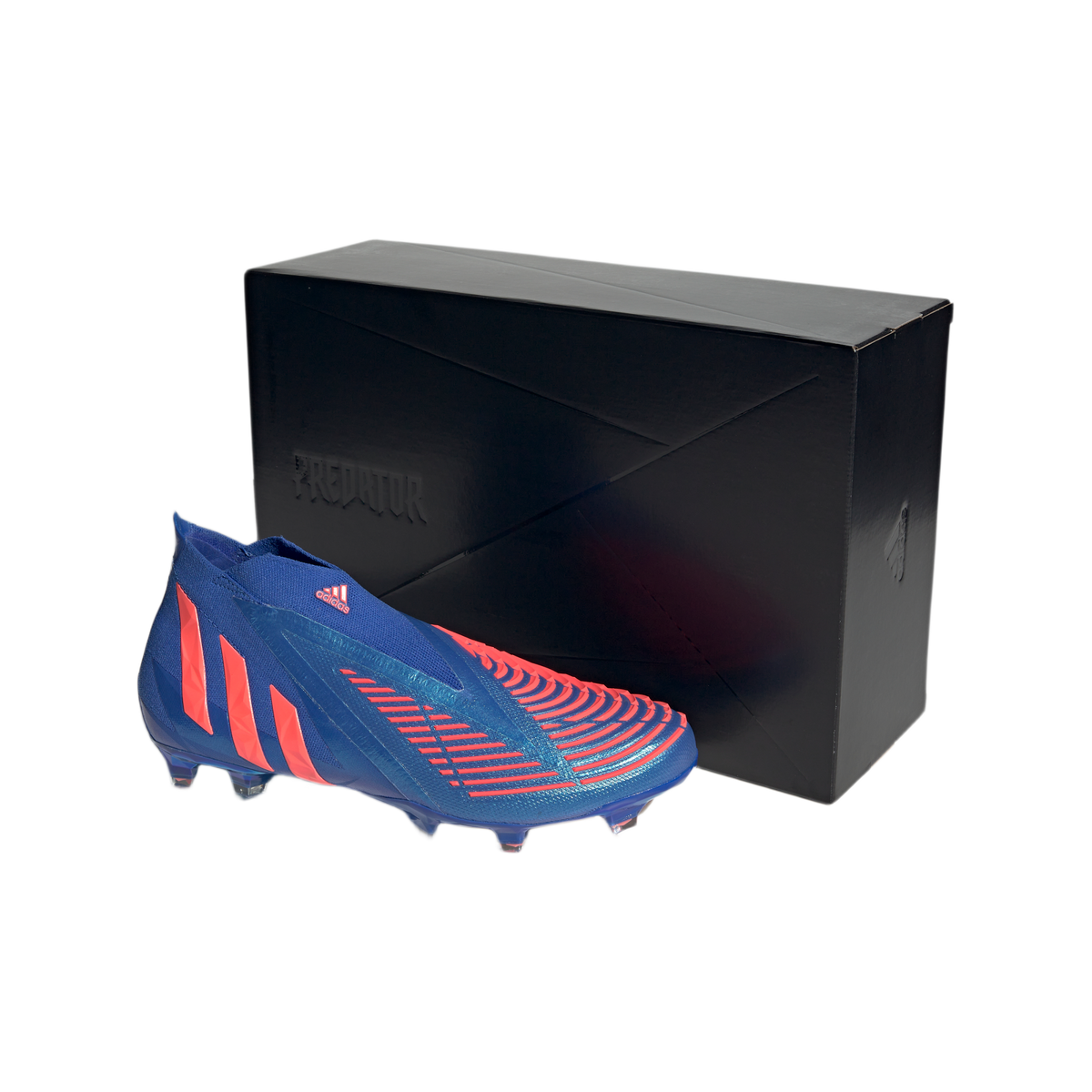 adidas Predator Edge+ FG Hi-Res Blue Turbo