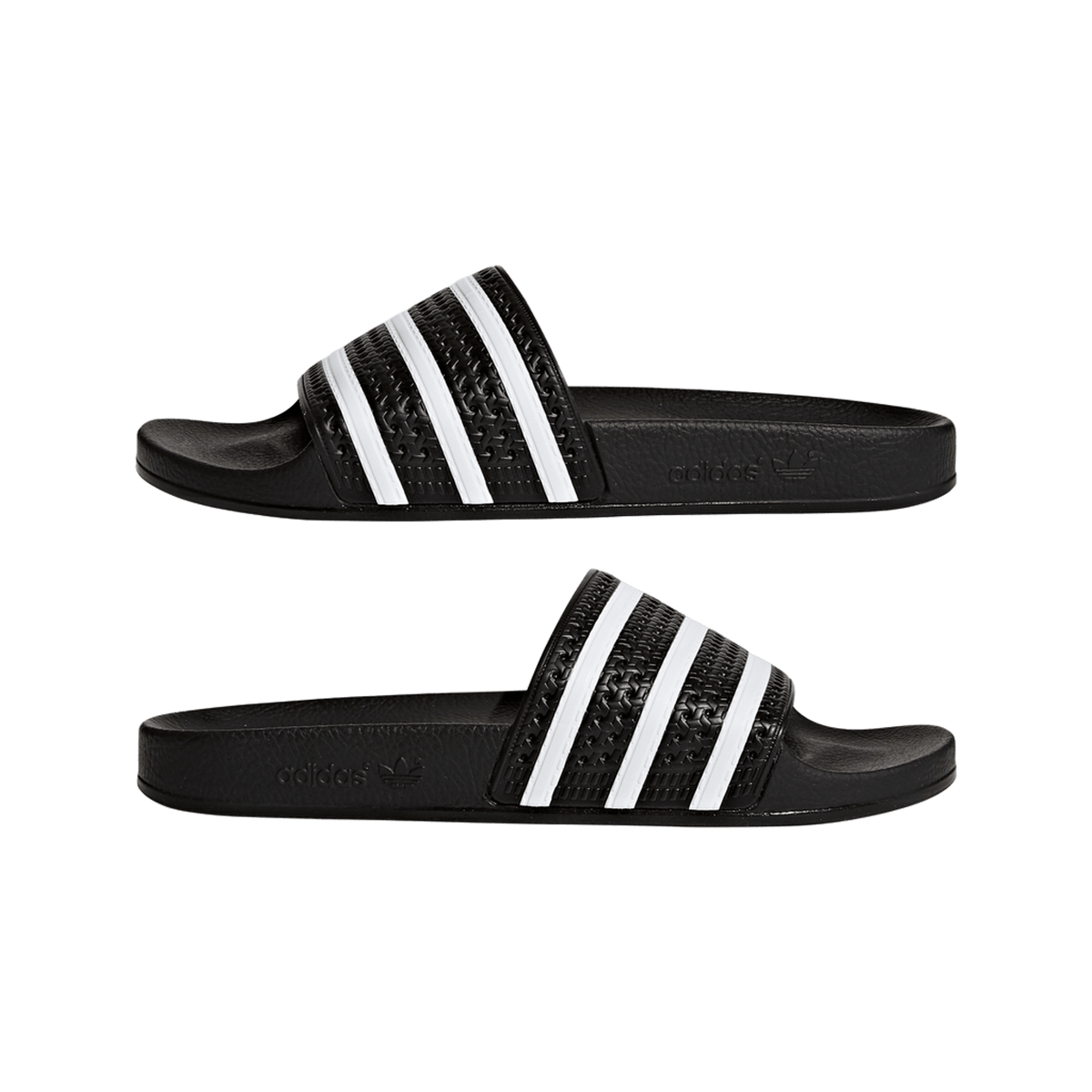 adidas Adilette Slides Black White