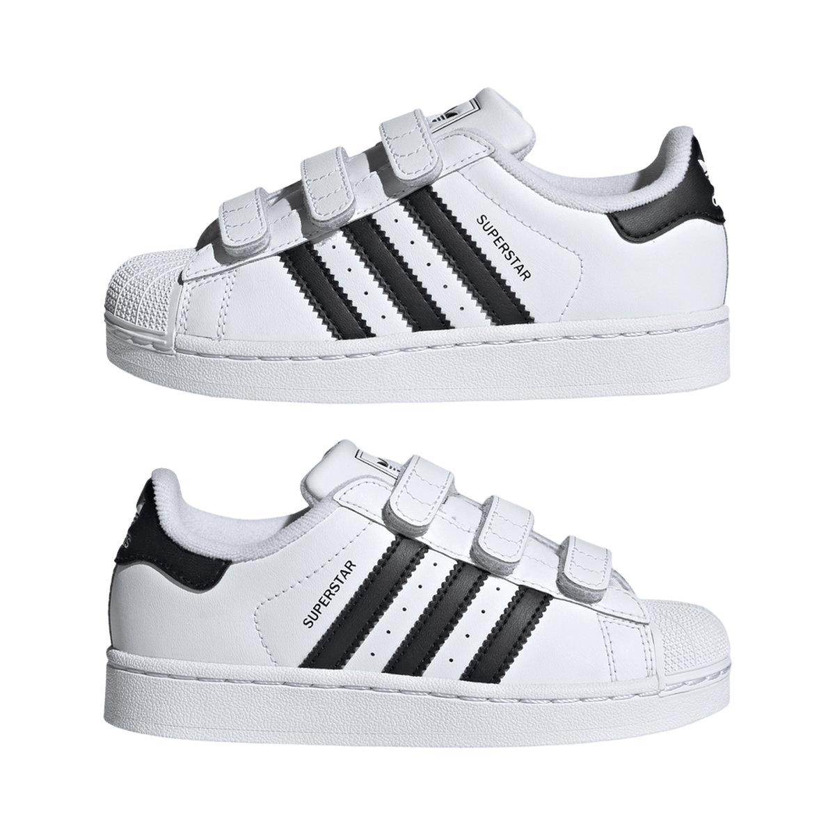 adidas Superstar II Comfort Closure Cloud White Core Black (PS)