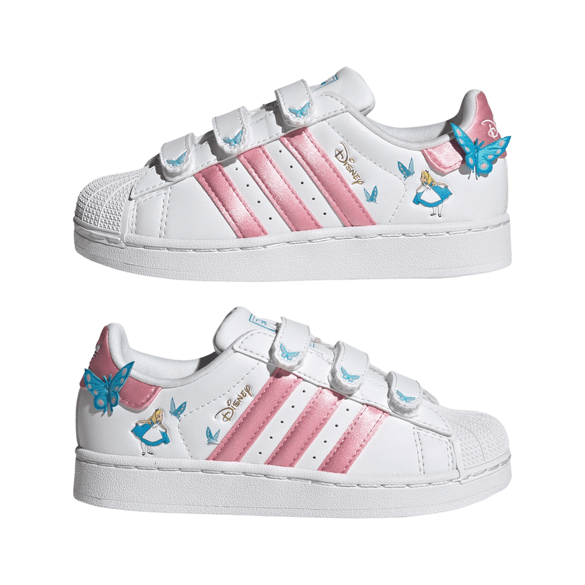adidas Superstar II Comfort Closure Disney White Light Pink Aquamarine (PS)