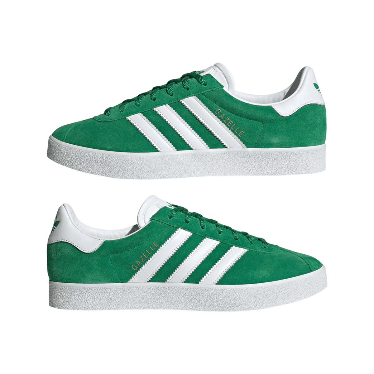adidas Gazelle 85 Green White Gold Metallic