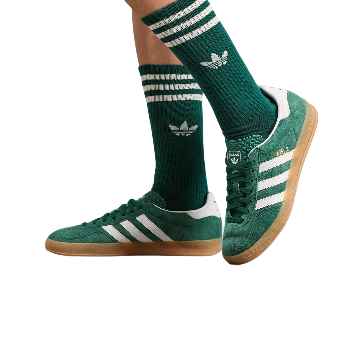 adidas Gazelle Indoor Collegiate Green Cloud White Gum
