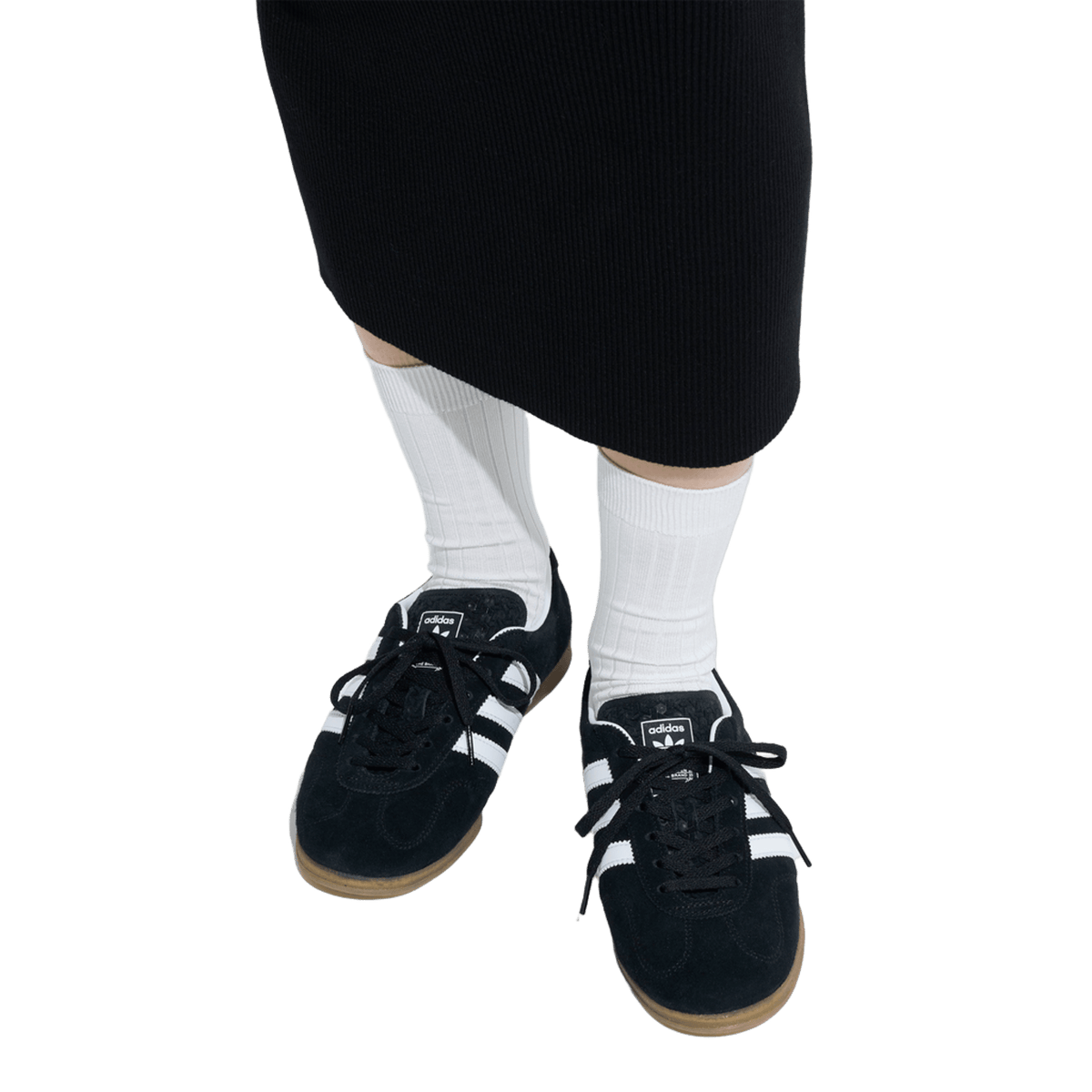 adidas Gazelle Lo Pro Black White Gum (Women's)