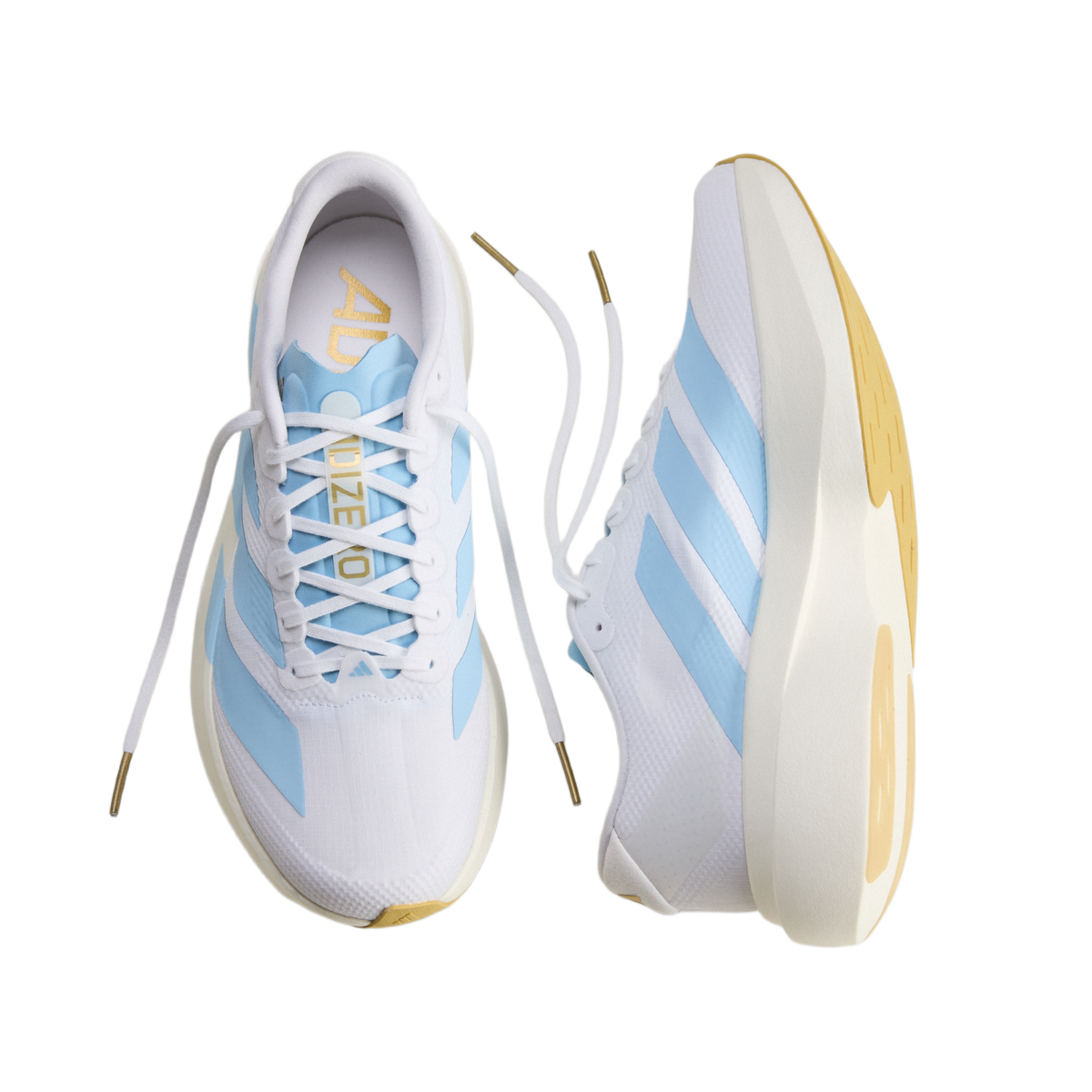 adidas Adizero Evo SL White Clear Blue