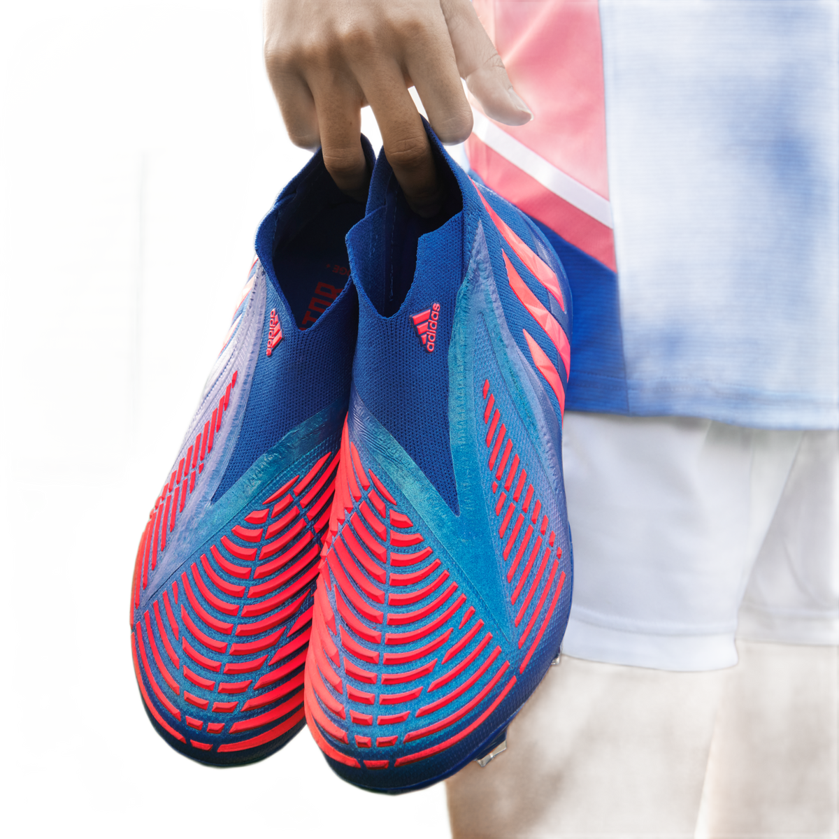 adidas Predator Edge+ FG Hi-Res Blue Turbo