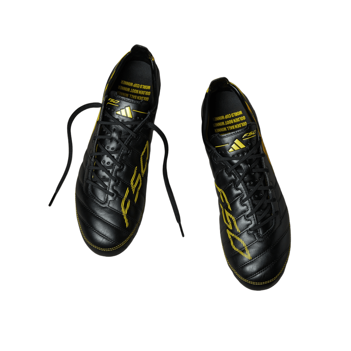 adidas F50 Elite Leather 2010 FG Remake Pack Black Yellow