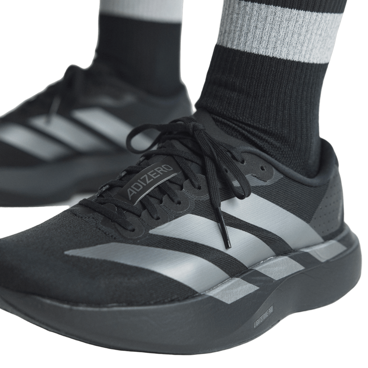 adidas Adizero Evo SL Core Black Iron Metallic (Women's)