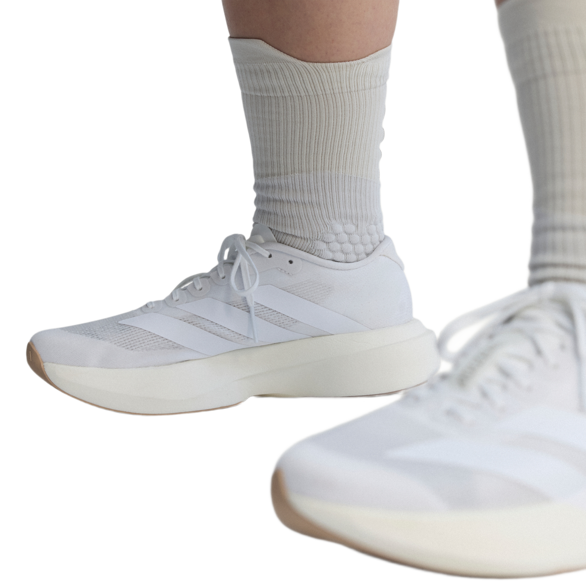 adidas Adizero Evo SL White Warm Sandstone (Women's)