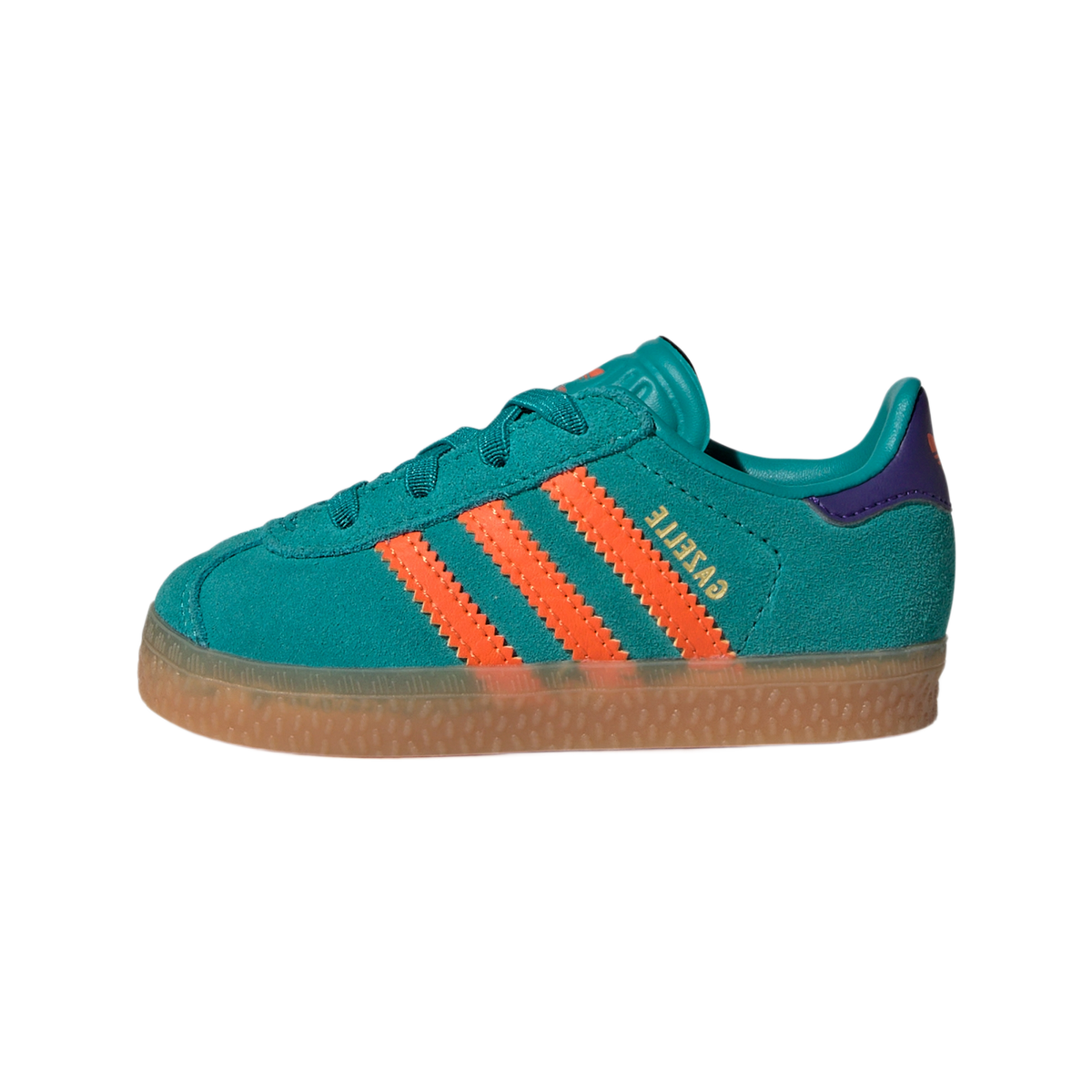 adidas Gazelle Comfort Closure Pure Teal Impact Orange Collegiate Purple (TD)
