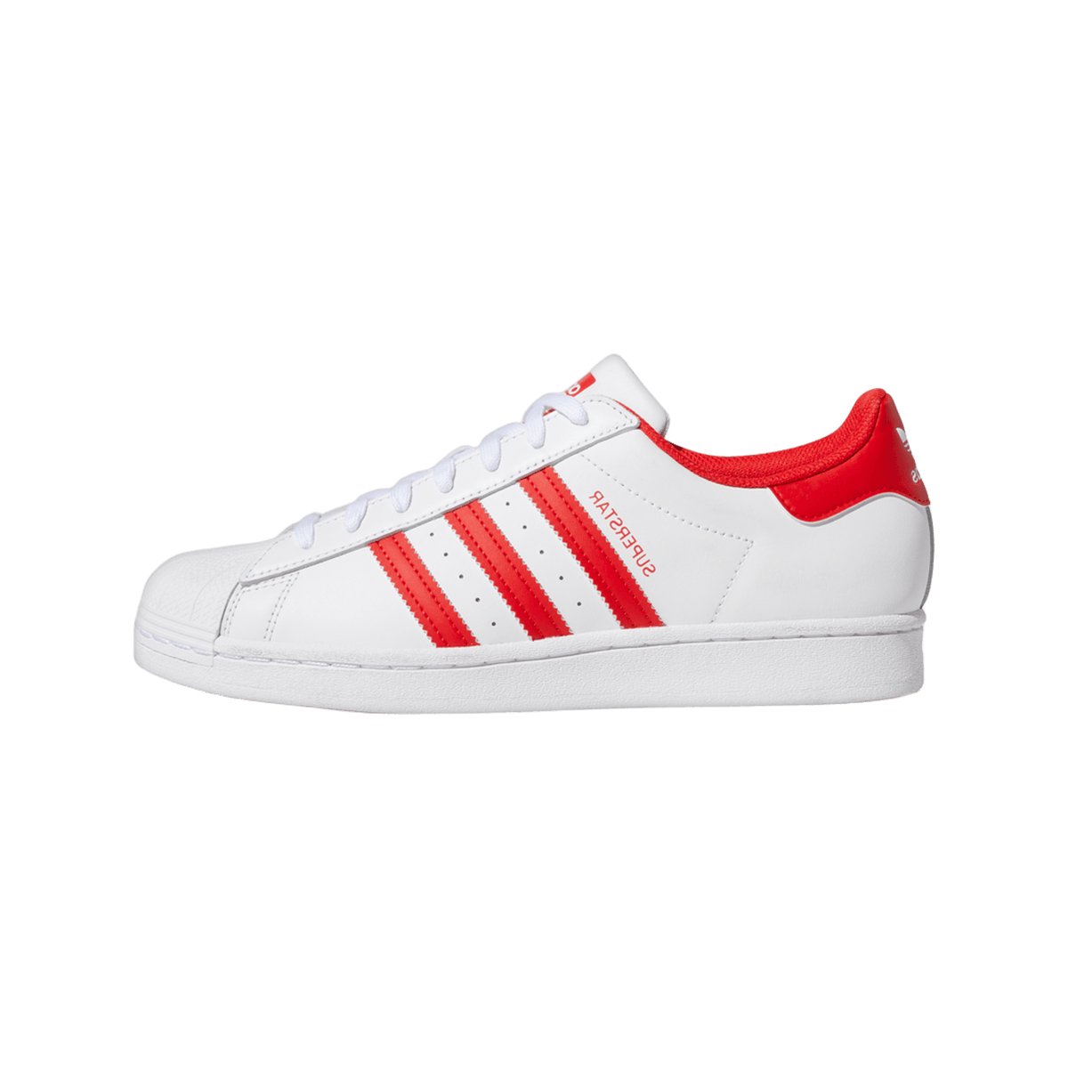 adidas Superstar Cloud White Vivid Red