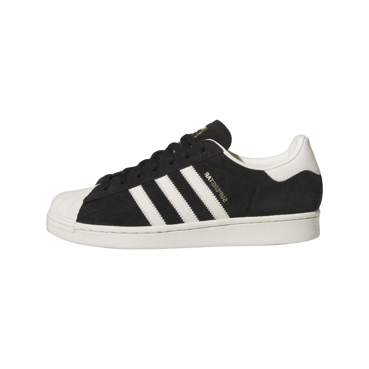 adidas Superstar Core Black Off White Gold Metallic