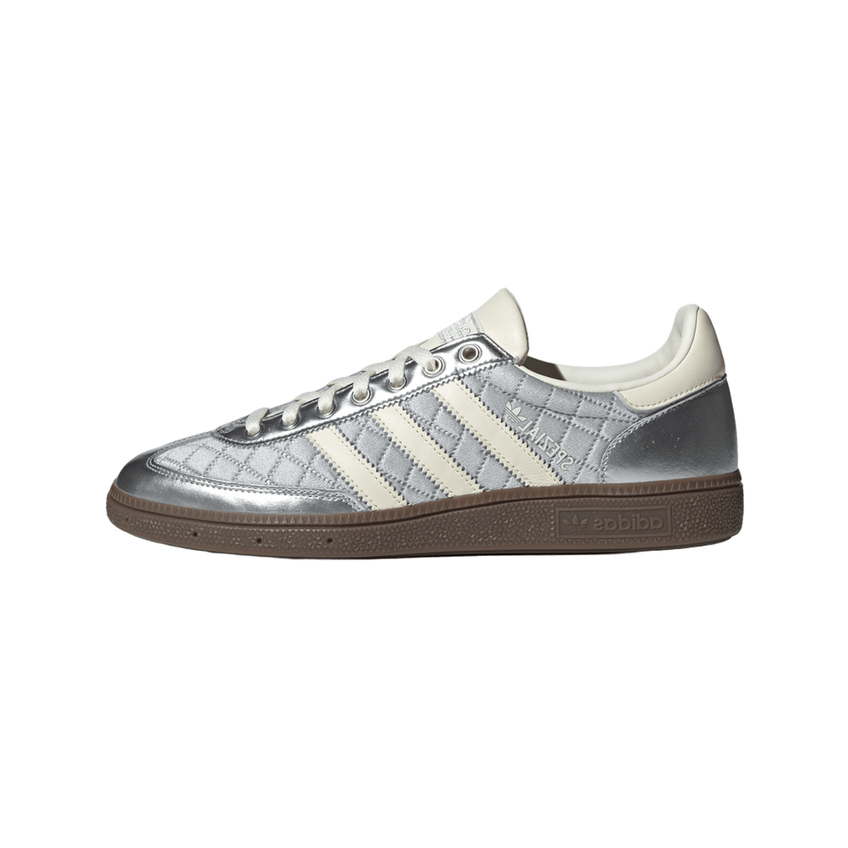 adidas Handball Spezial Quilted Silver Metallic Cream White Gum