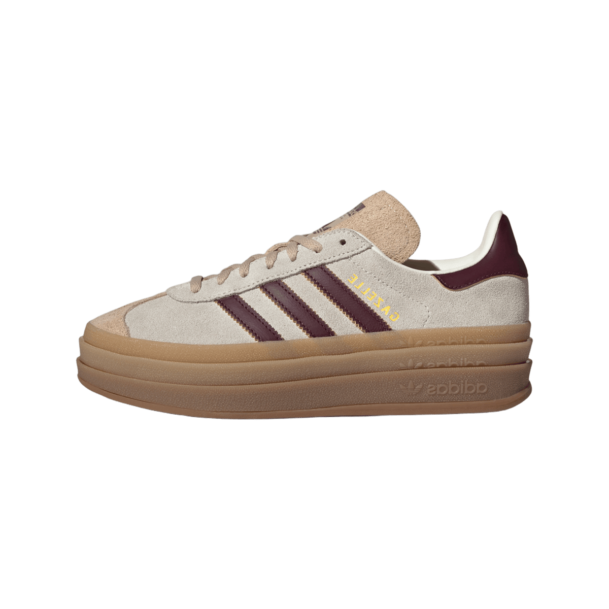 adidas Gazelle Bold Cream White Maroon (Women's)