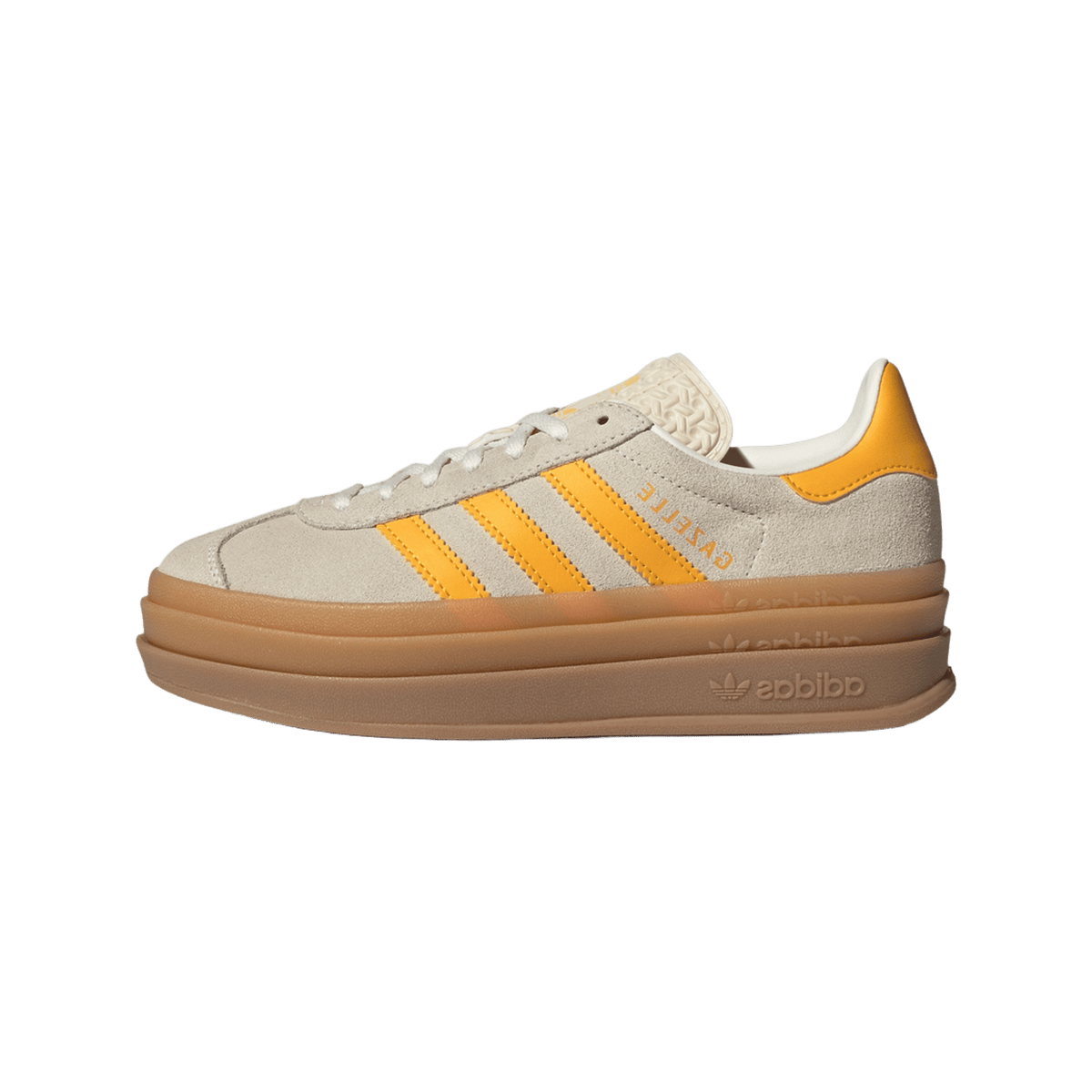 adidas Gazelle Bold Wonder White Crew Yellow (GS)