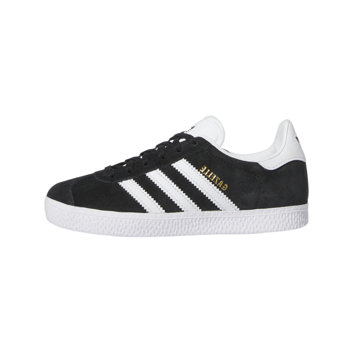 adidas Gazelle Core Black Cloud White Gold Metallic (PS)