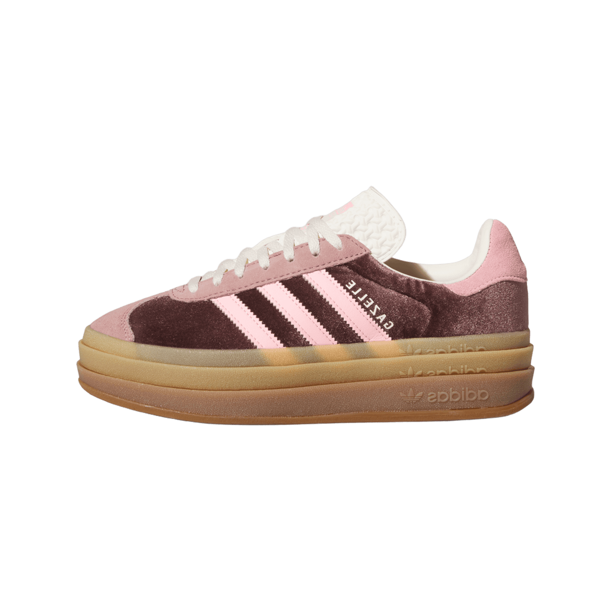 adidas Gazelle Bold Shadow Brown Warm Clay Glow Pink (Women's)