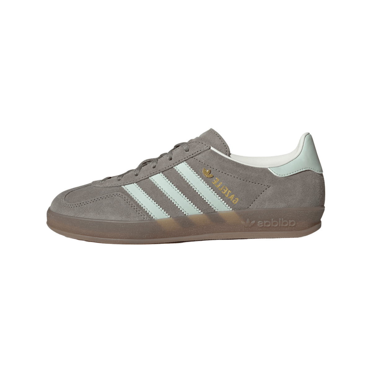 adidas Gazelle Indoor Silver Pebble Linen Green (Women's)