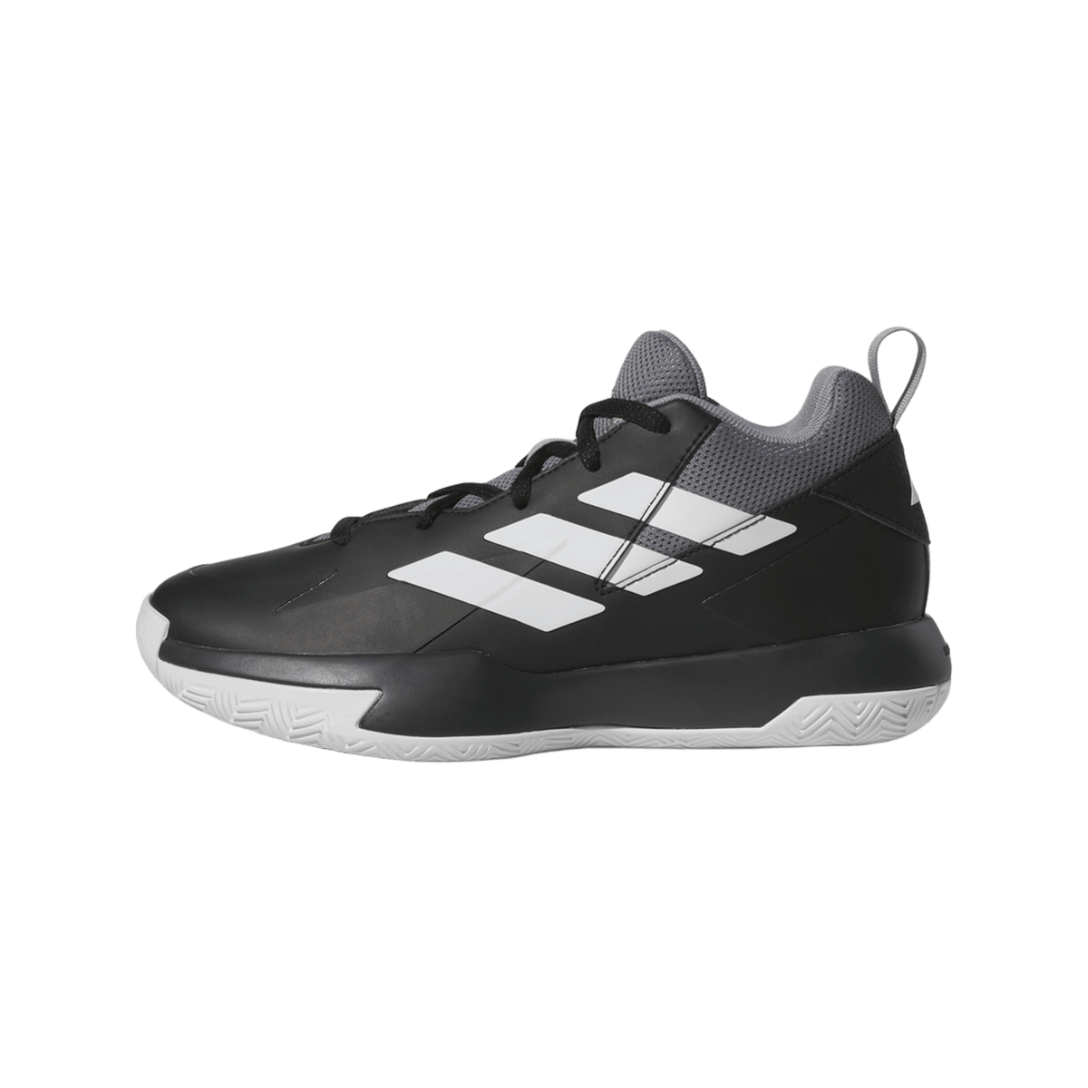 adidas Cross 'Em Up Select Core Black Cloud White Grey Three (GS)