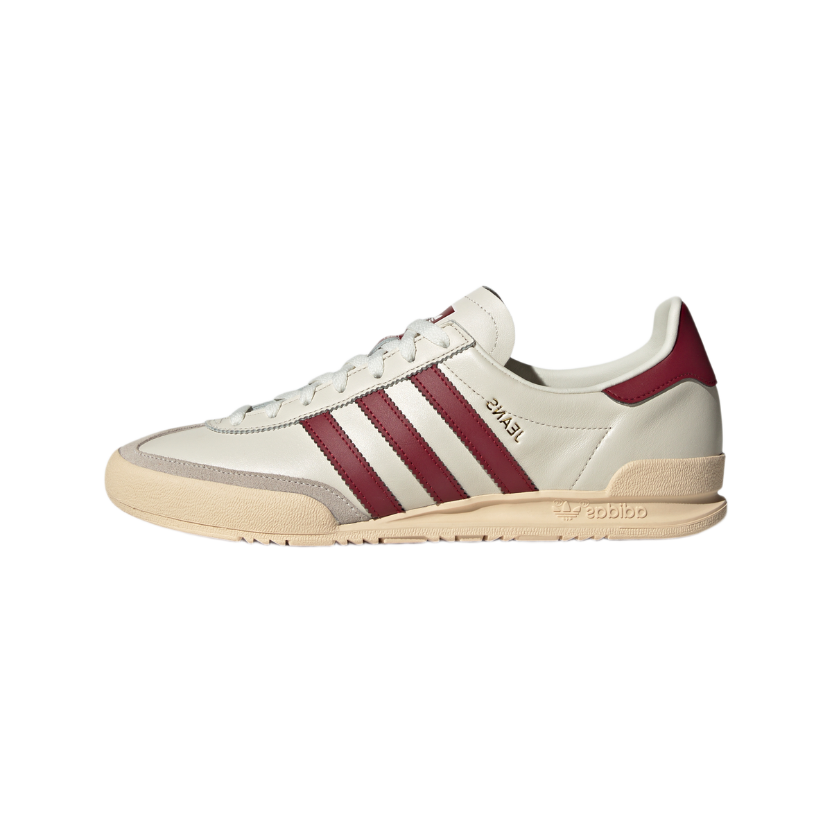 adidas Jeans Chalk White Collegiate Burgundy