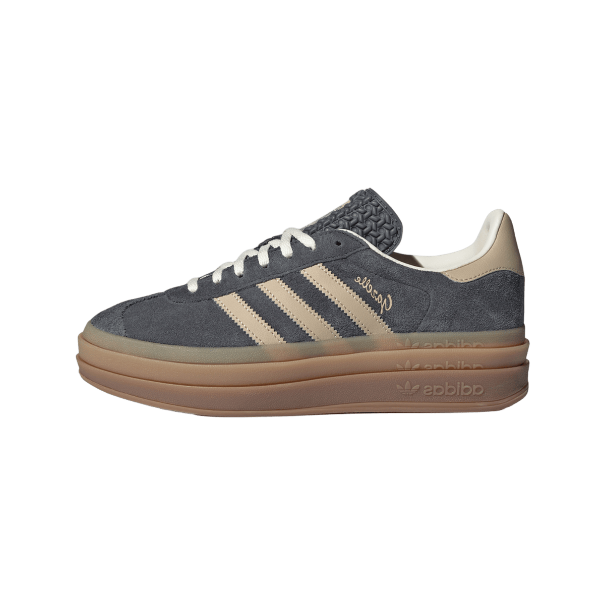 adidas Gazelle Bold Grey Magic Beige Gum (Women's)
