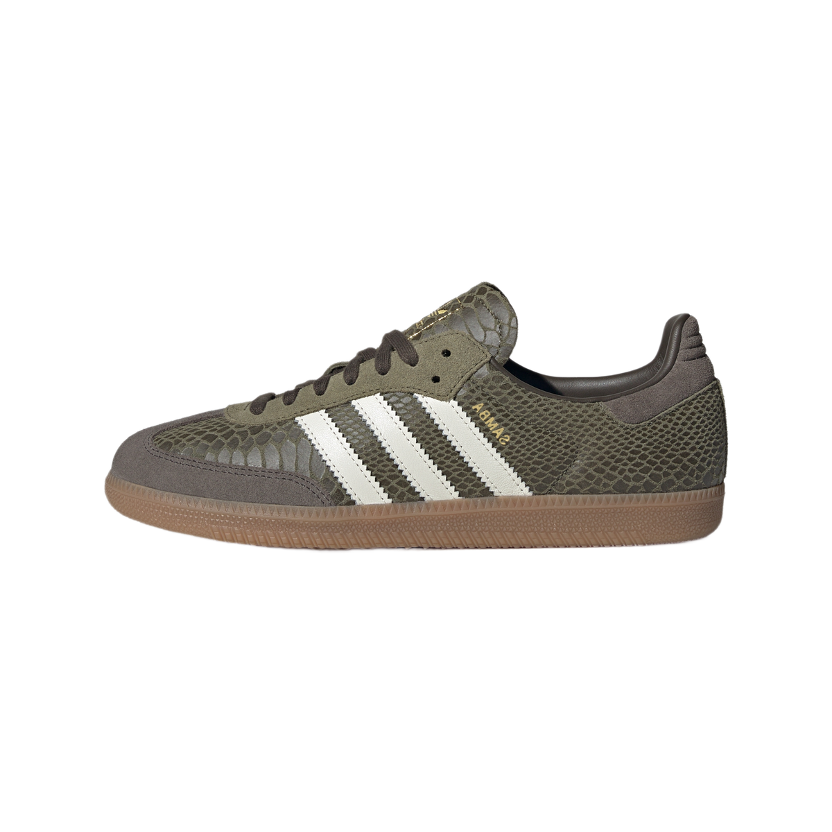 adidas Samba OG Focus Olive Snakeskin Off White