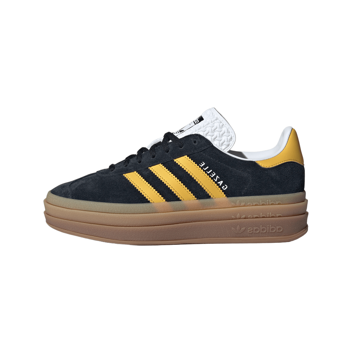 adidas Gazelle Bold Black Bold Gold (Women's)