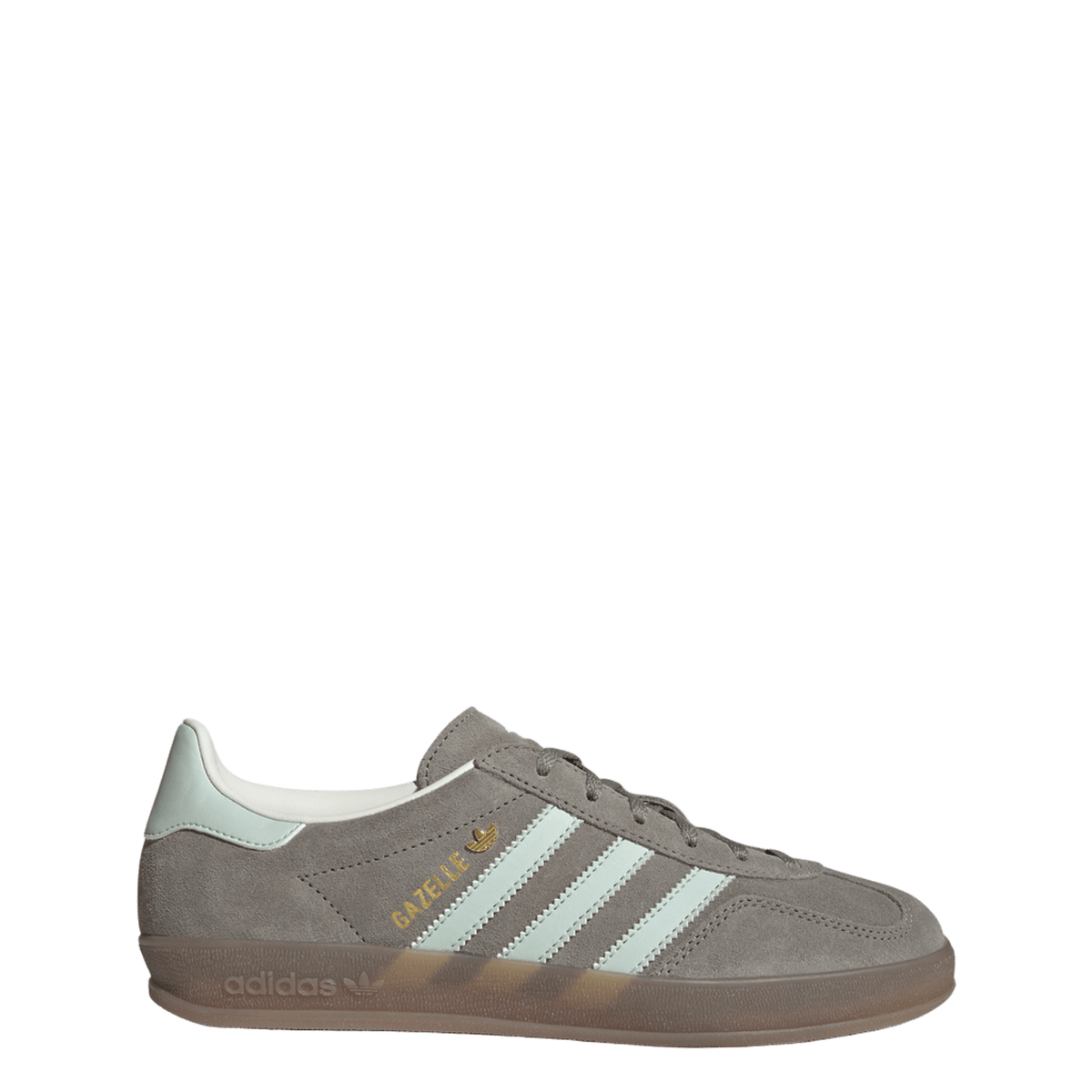 adidas Gazelle Indoor Silver Pebble Linen Green (Women's)