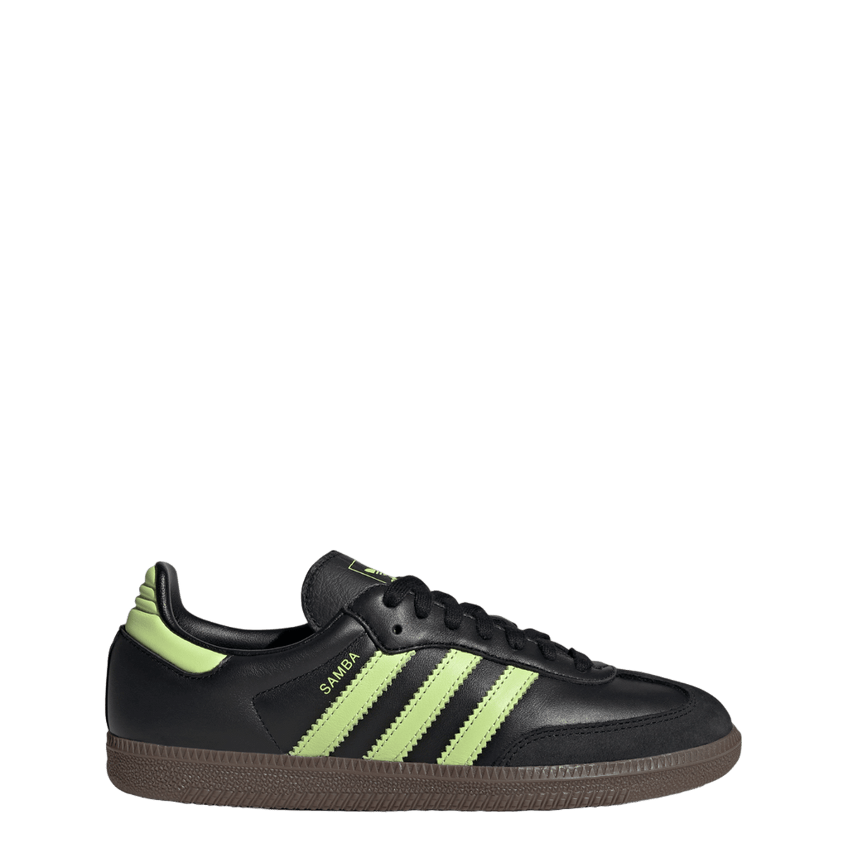 adidas Samba OG Black Pulse Lime (Women's)