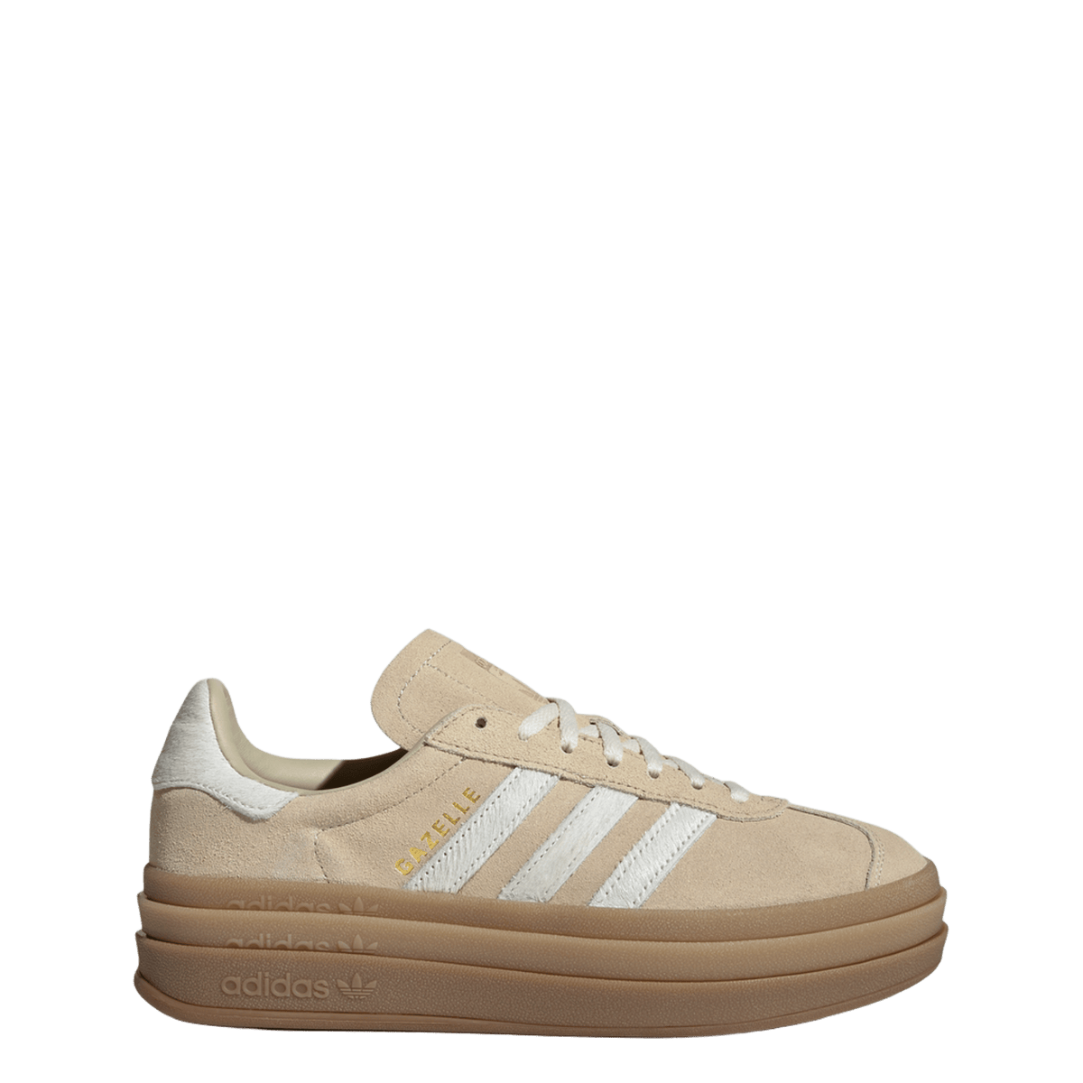 adidas Gazelle Bold Stone Khaki Cream White (Women's)