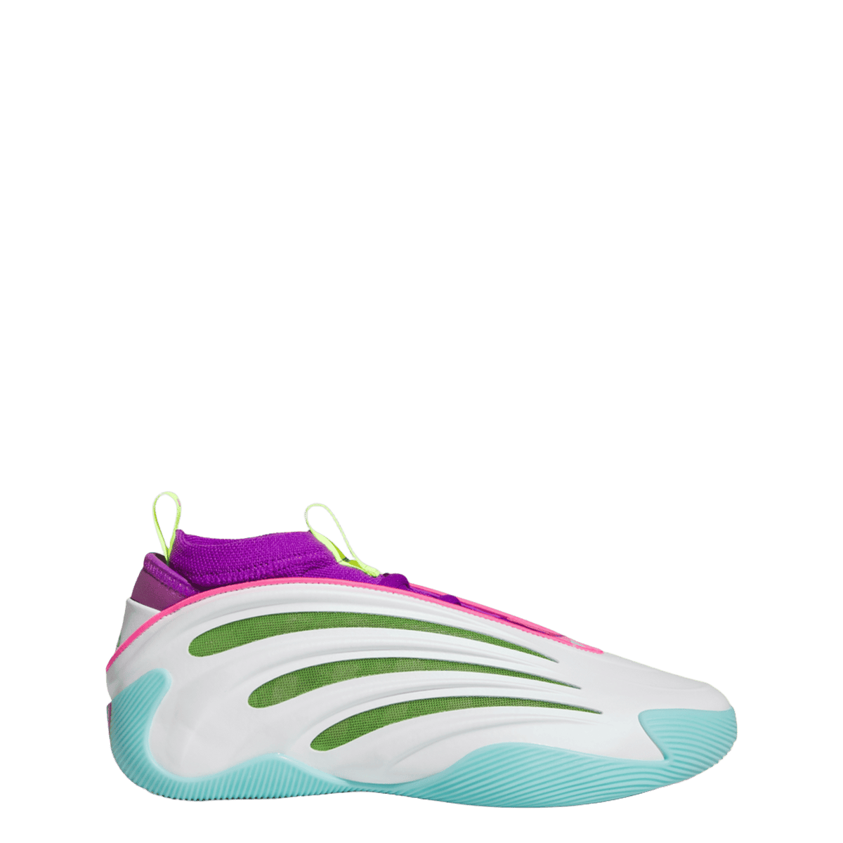 adidas Harden Vol. 9 Jalen Williams White Lucid Lime Pink