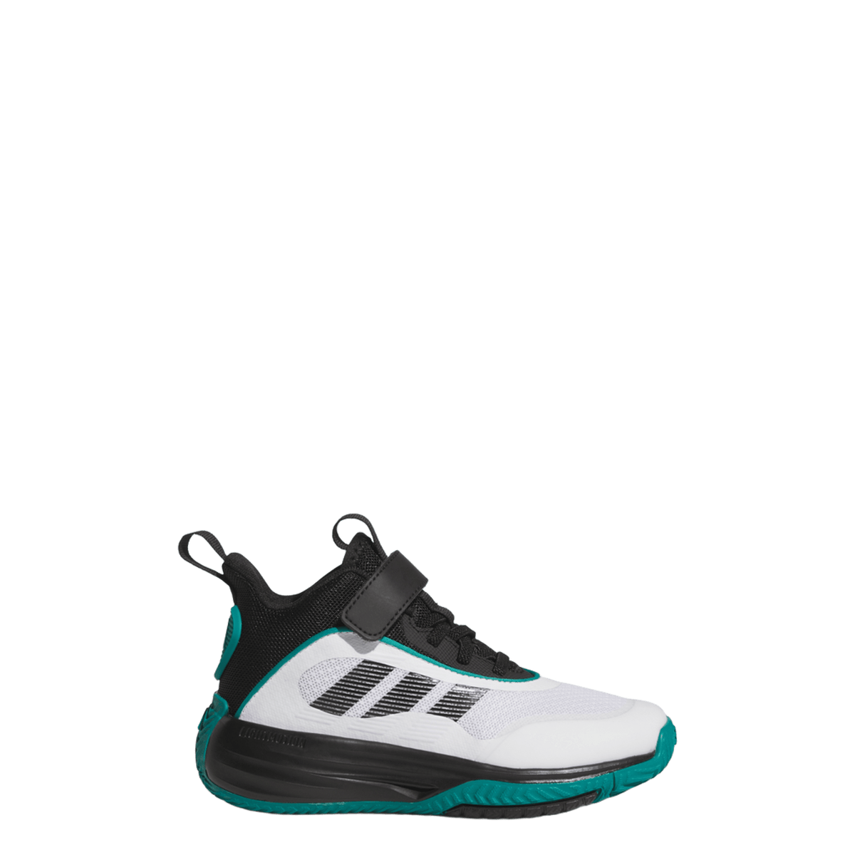 adidas Ownthegame 3.0 Cloud White Core Black Pure Teal (GS)