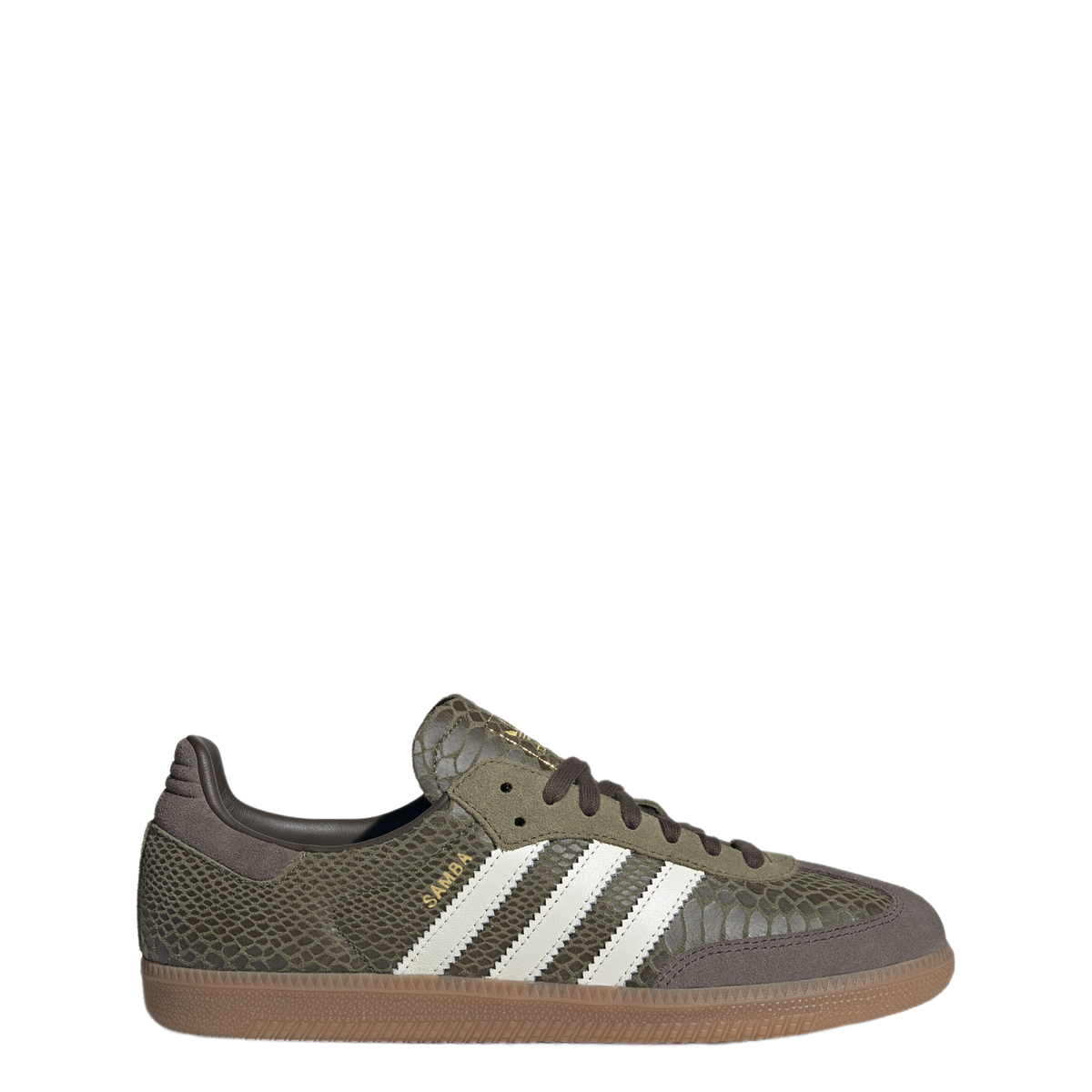adidas Samba OG Focus Olive Snakeskin Off White