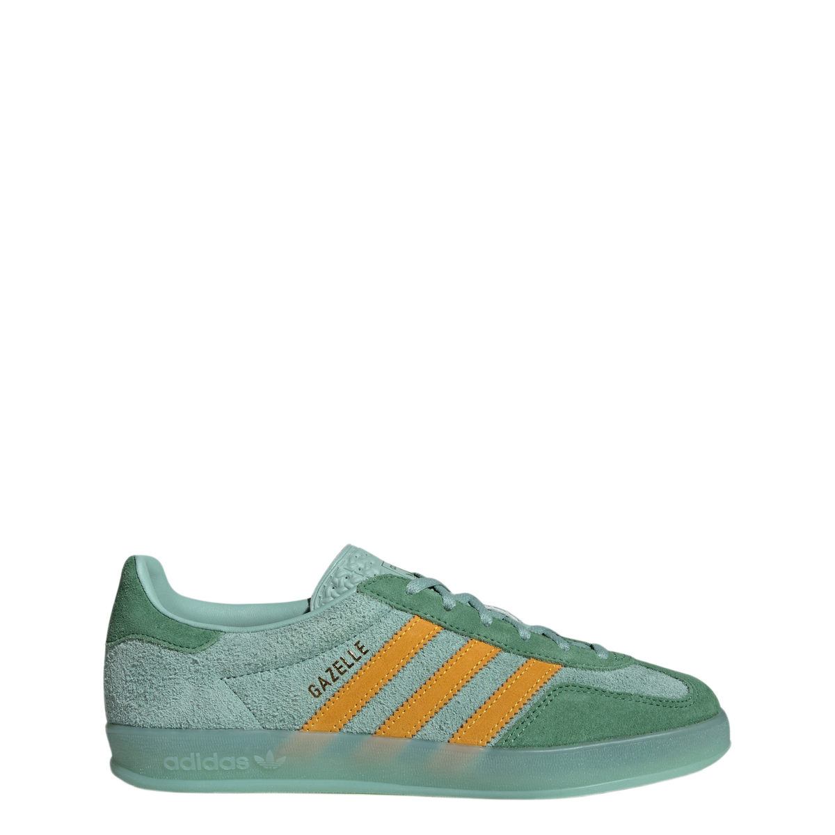 adidas Gazelle Indoor Hazy Green Crew Yellow (Women's)