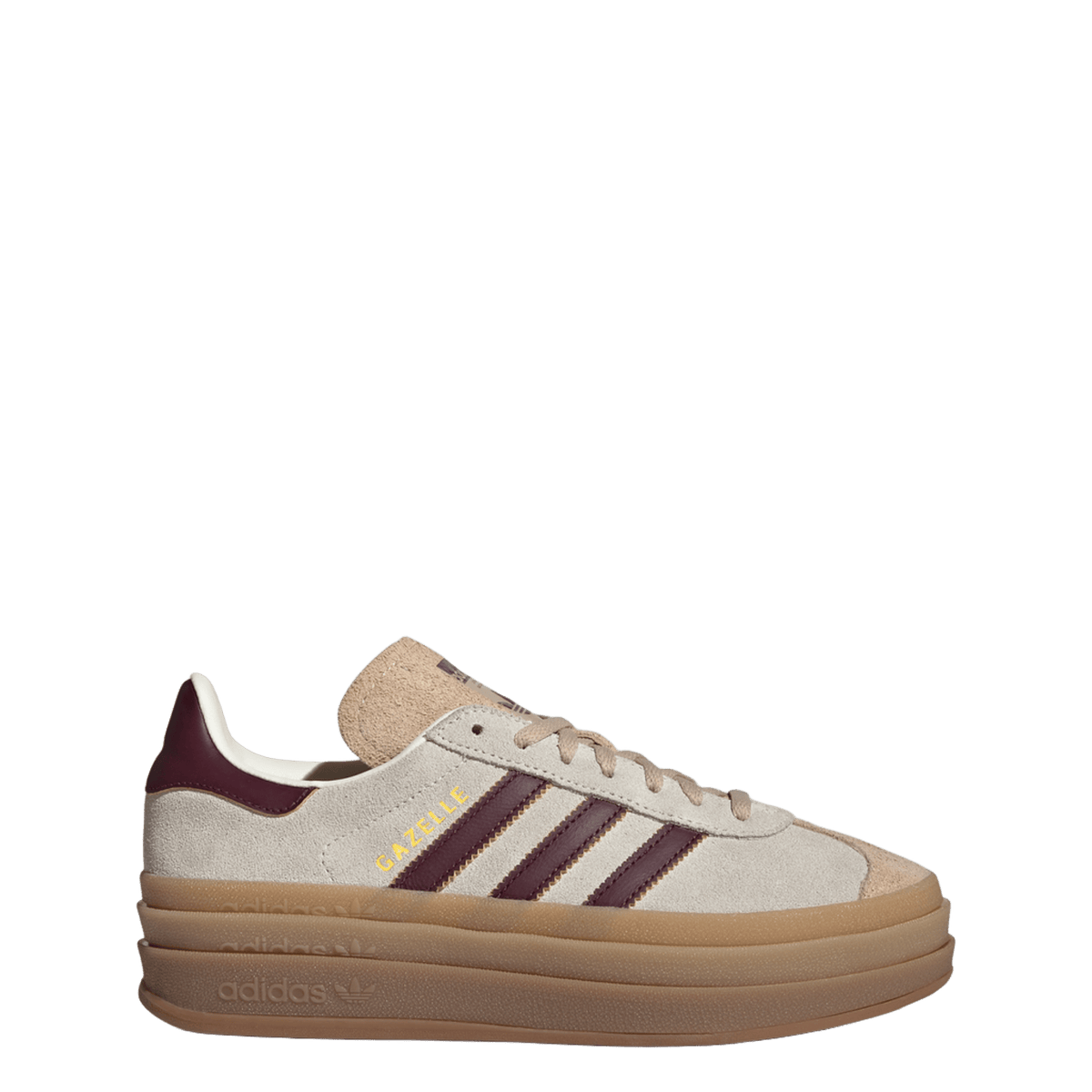 adidas Gazelle Bold Cream White Maroon (Women's)
