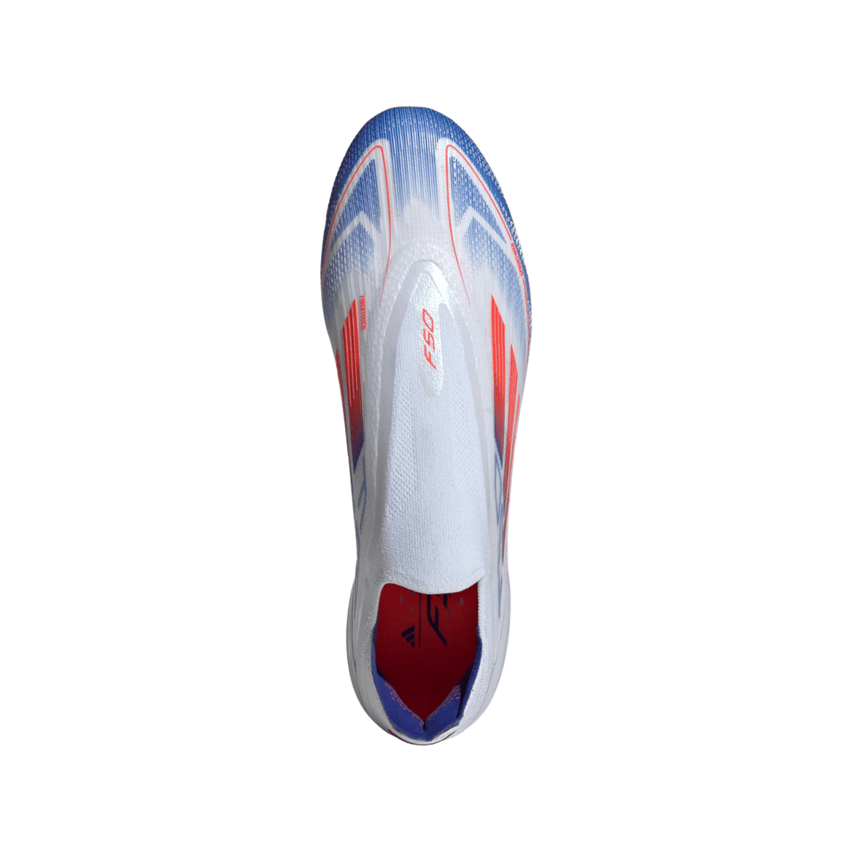 adidas F50 Elite Laceless FG Cloud White Solar Red Lucid Blue