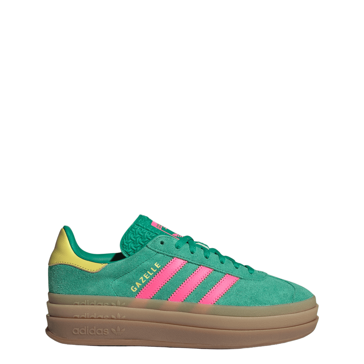 adidas Gazelle Bold Court Green Lucid Pink (Women's)