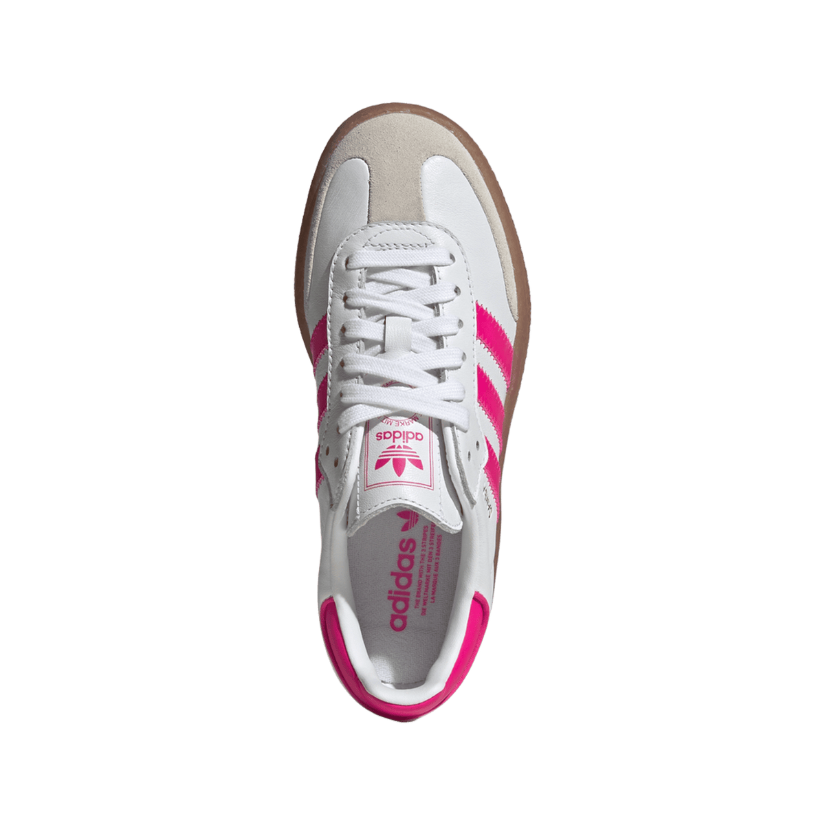 adidas Sambae White Shock Pink (GS)