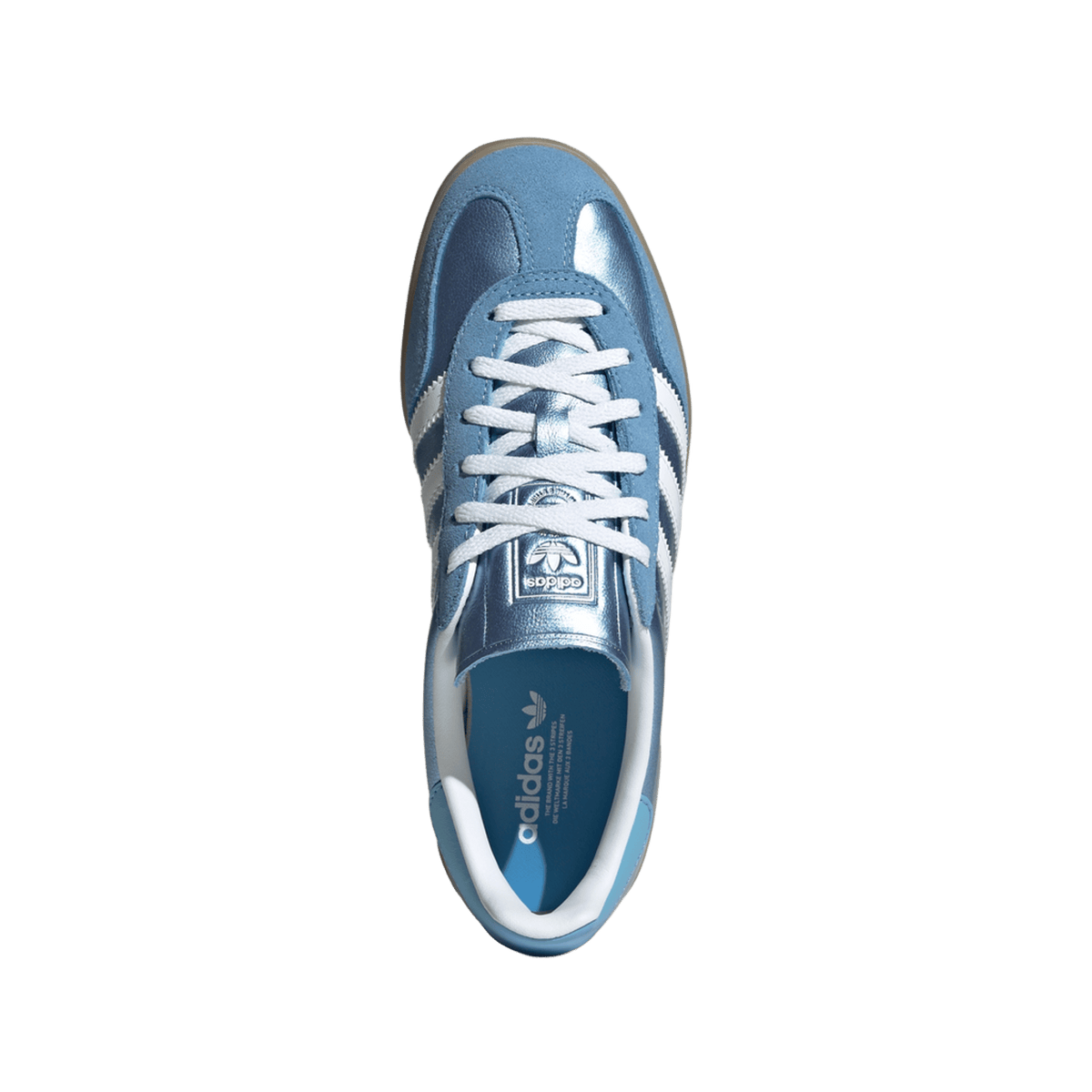 adidas Gazelle Indoor Blue Cloud White Gum (Women's)