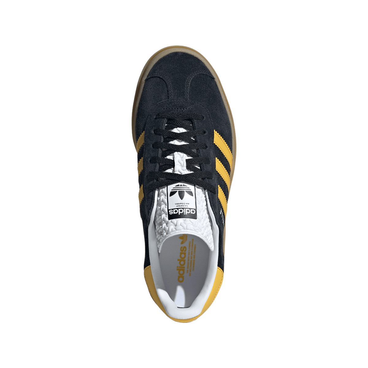 adidas Gazelle Bold Black Bold Gold (Women's)