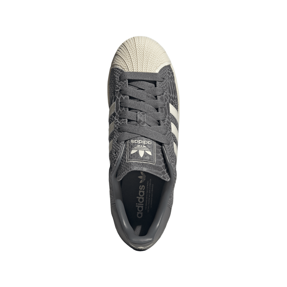 adidas Superstar II Grey Croc Cream White