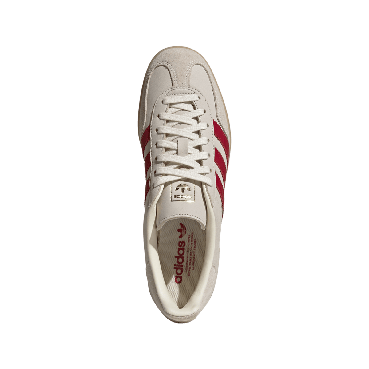 adidas Gazelle Indoor Cream White Red Gum