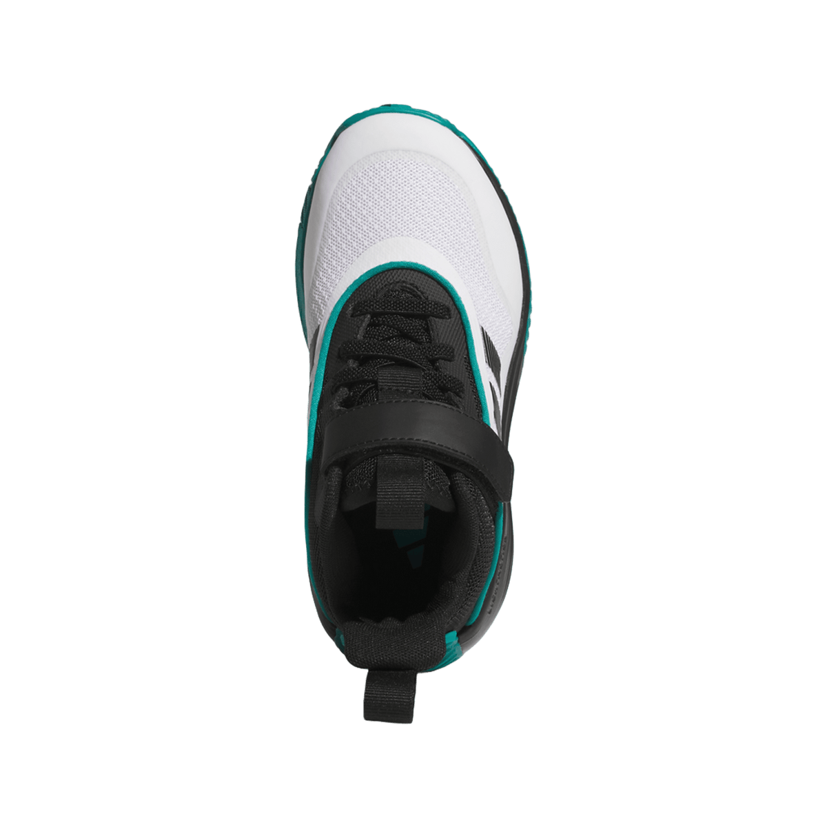 adidas Ownthegame 3.0 Cloud White Core Black Pure Teal (GS)