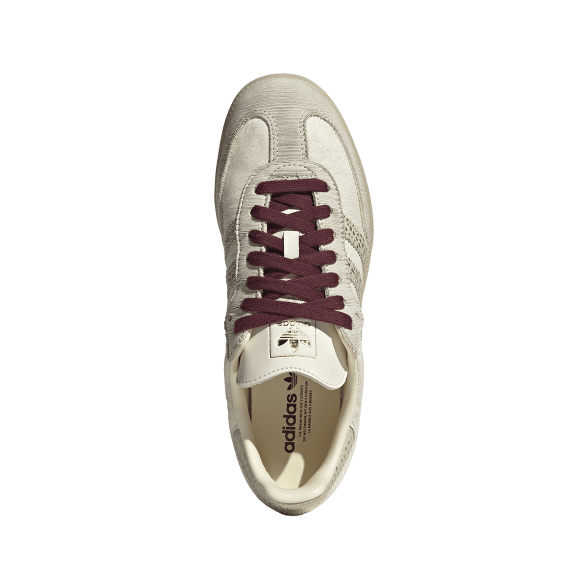 adidas Samba OG Cream White Maroon (Women's)