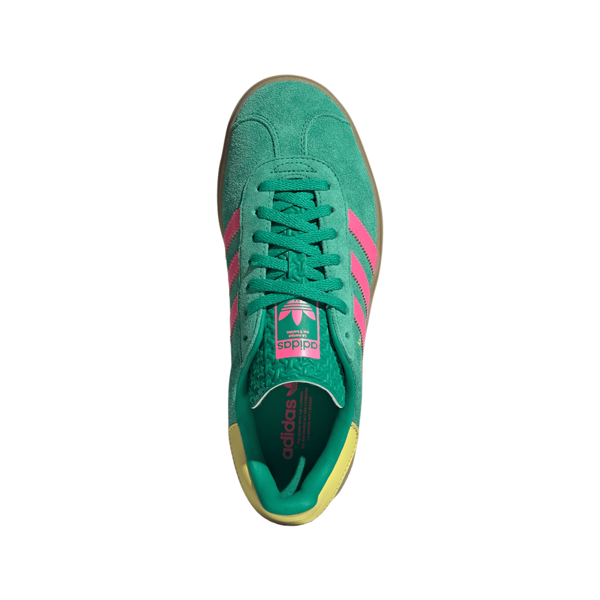 adidas Gazelle Bold Court Green Lucid Pink (Women's)