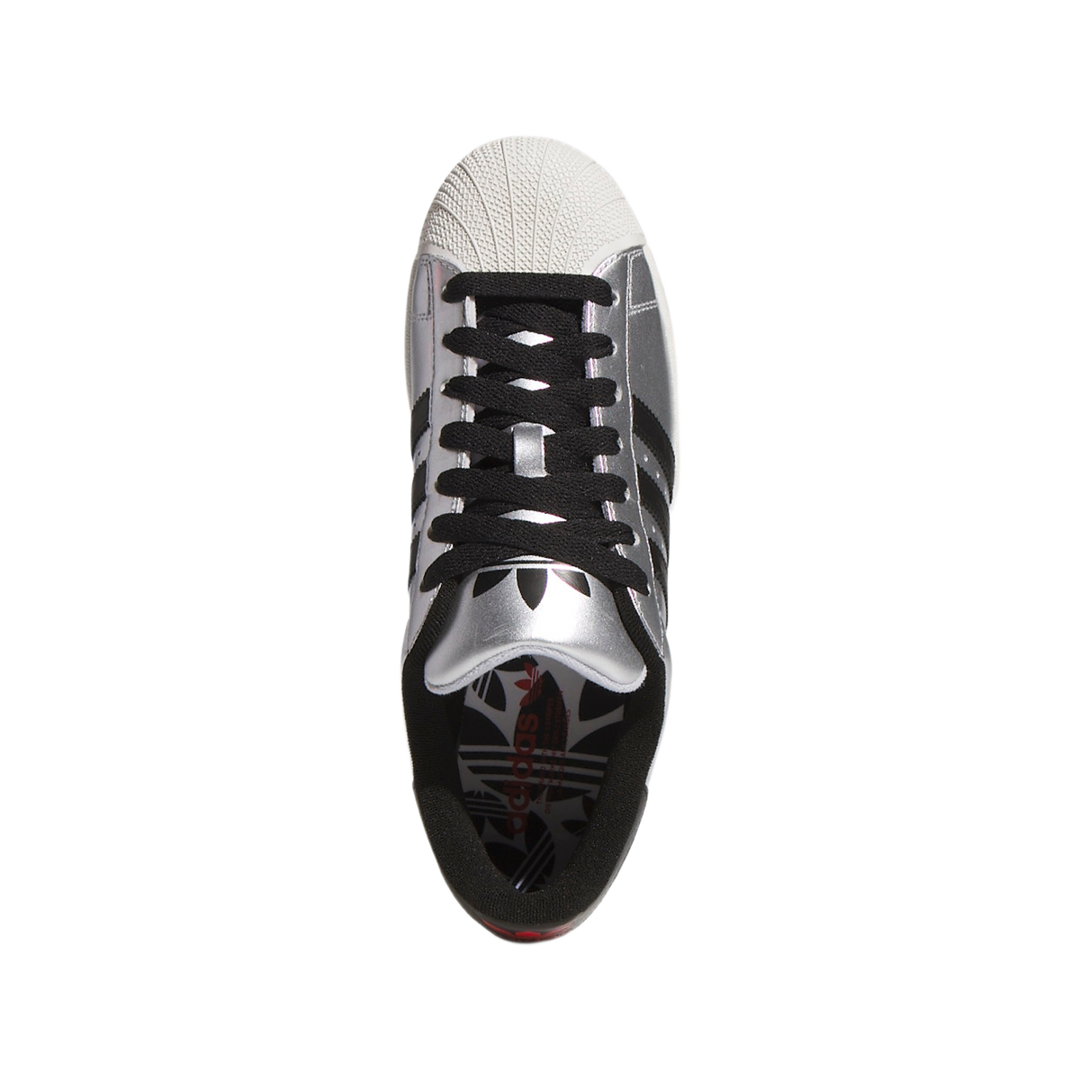 adidas Superstar II Silver Metallic Black